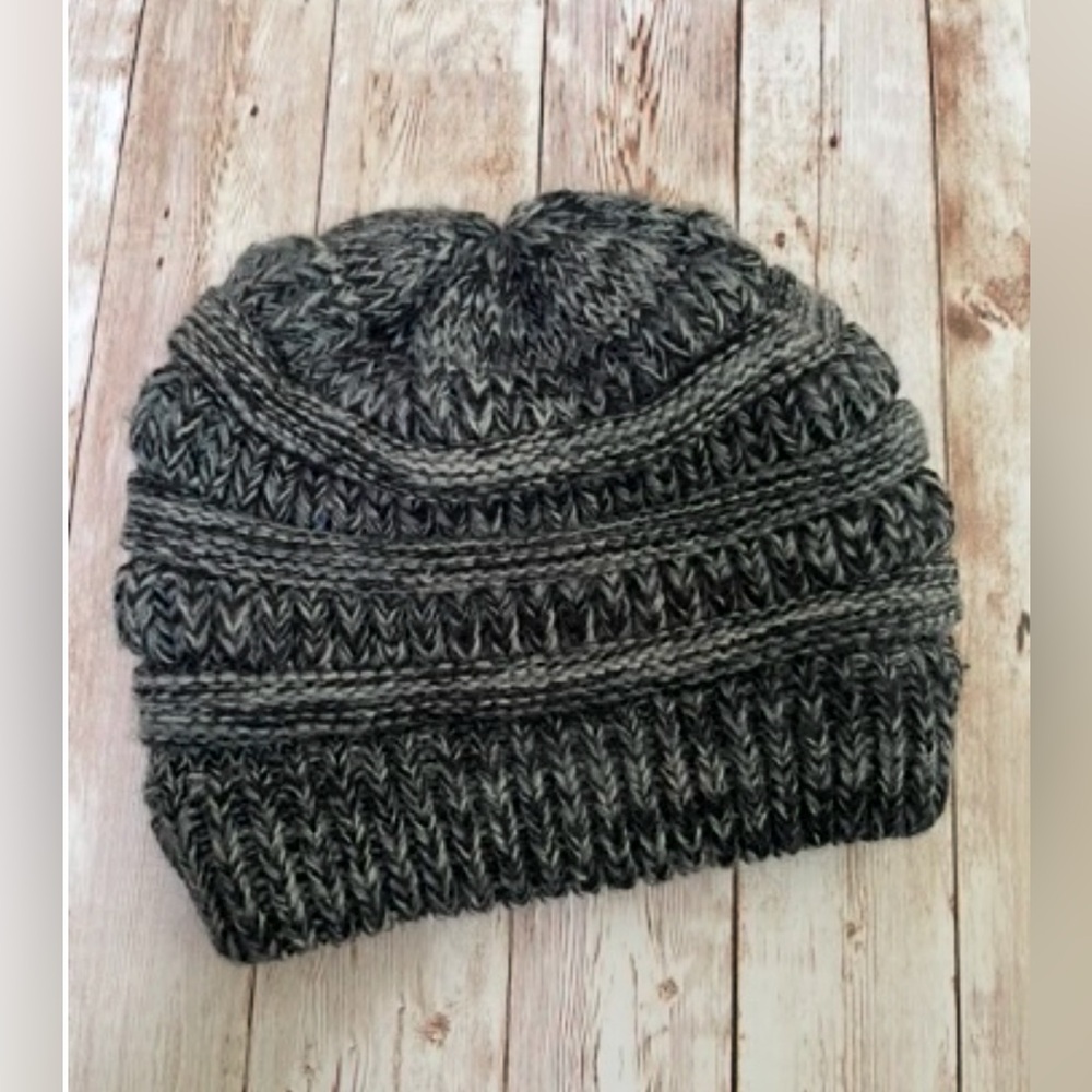 Brook + Bay Women's Adult Winter Cozy Knit Beanie Hat Gray - Picture 7 of 14